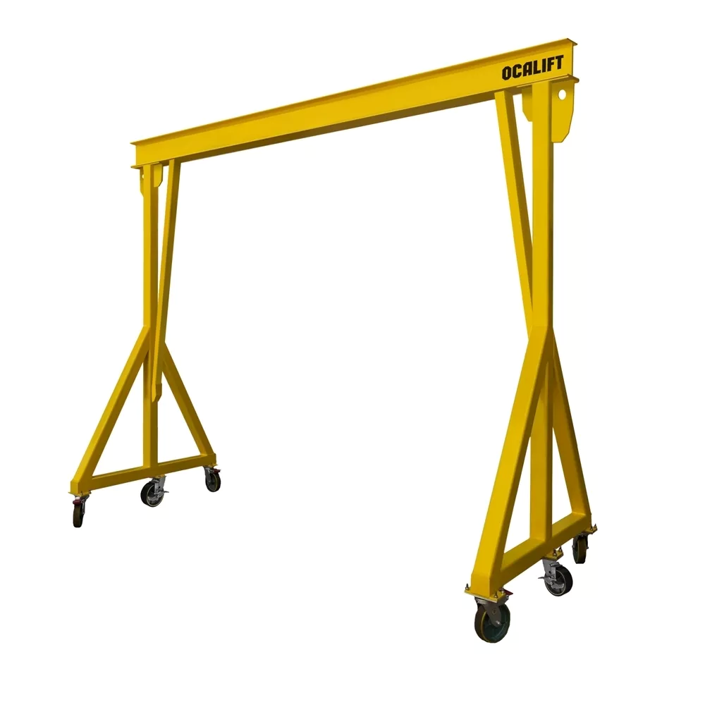 Мини-кран козловой усиленной конструкции (МПУ) OCALIFT г/п 5т 4х4 метра мобильный ручной